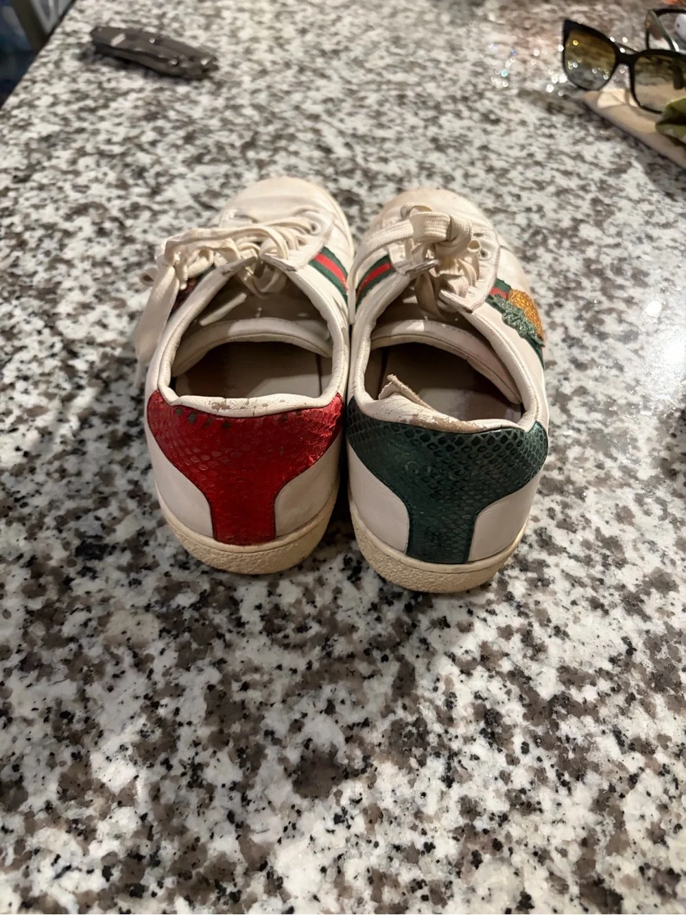Gucci Embroidered Pineapple & Ladybug Sneakers